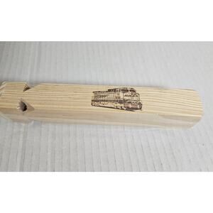 BNSF Railway Wooden Train Choo Choo Whistle NEW sealed